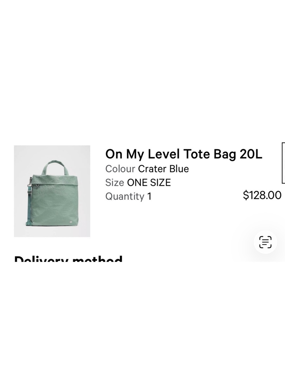 Lululemon - On My Level Tote Bag 20L in Crater Blue